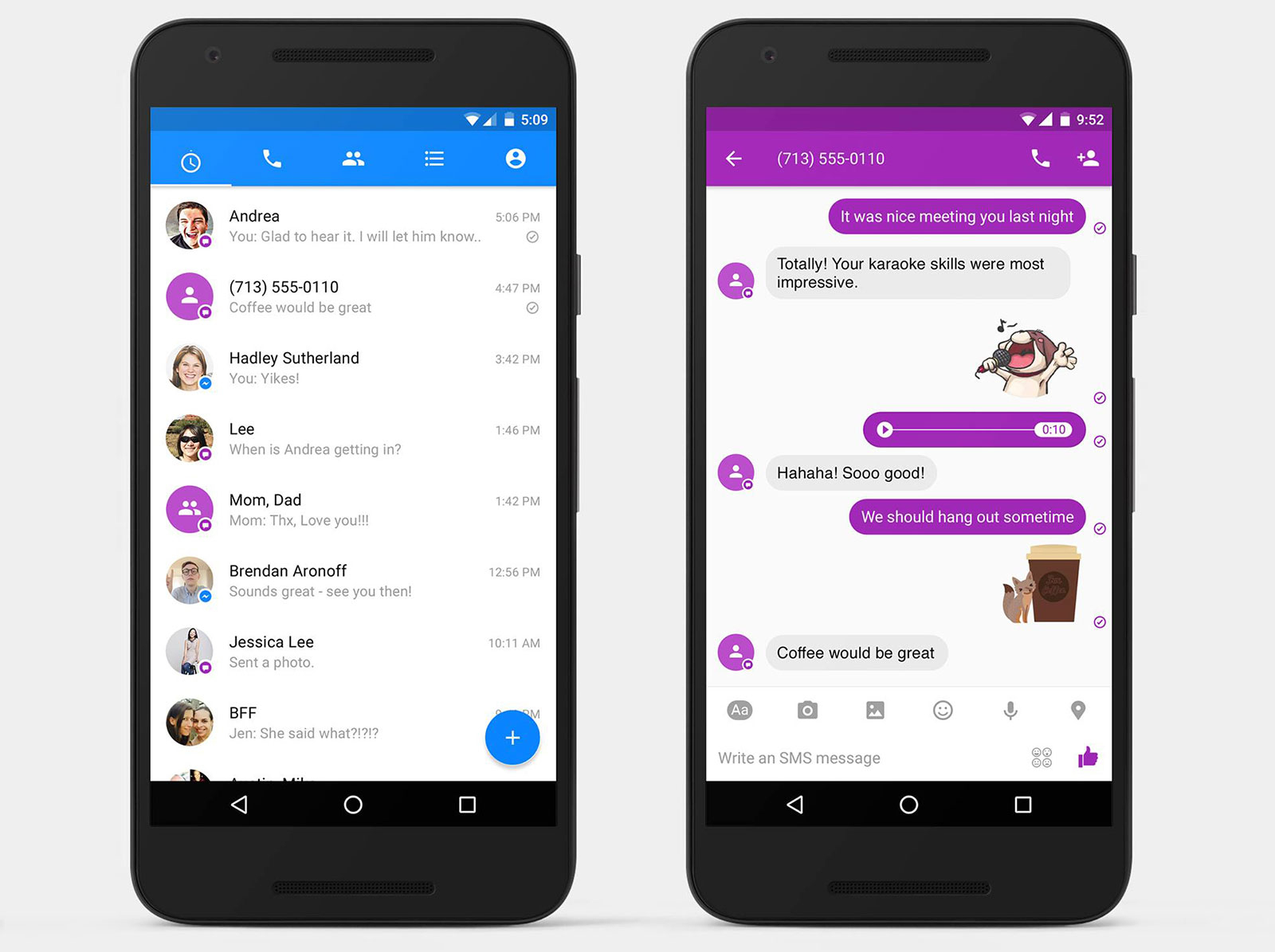  Facebook Messenger Android SMS