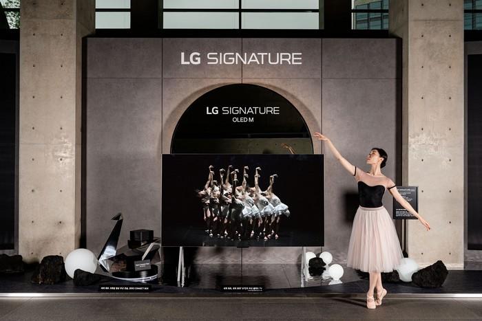 L’arte incontra la tecnologia nel nuovo LG Signature OLED M